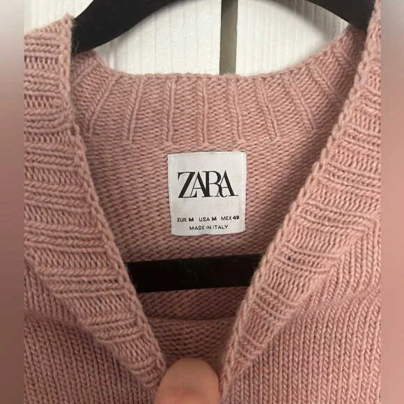 Zara Blush Sweater - M - EUC - Picture 2 of 2
